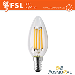 Lampada Filamento Oliva - 4W 4000K E14
