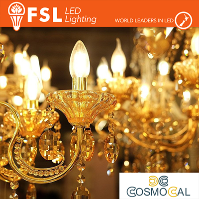 Lampada Filamento Oliva - 4W 4000K E14