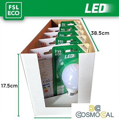 Lampada Goccia BLISTER - 9W 4000K E27