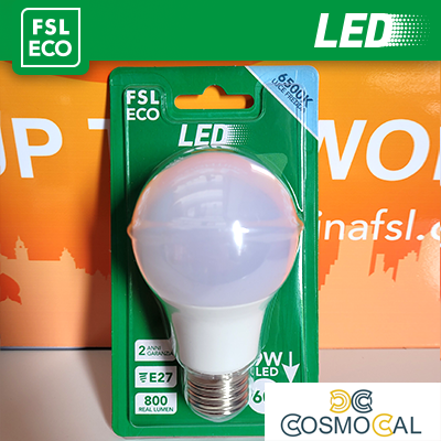 Lampada Goccia BLISTER - 9W 6500K E27