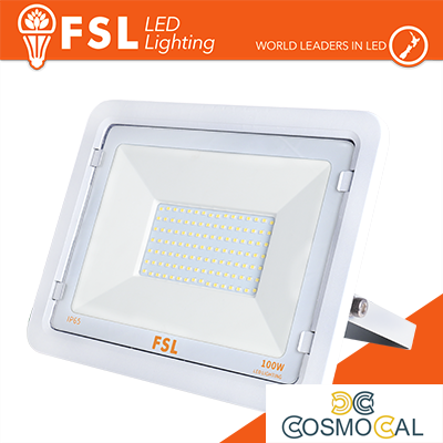 Proiettore per esterni Bianco 100W - IP65 115° 4000K