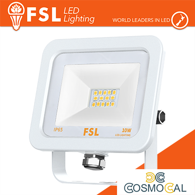 Proiettore per esterni Bianco 10W - IP65 115° 4000K