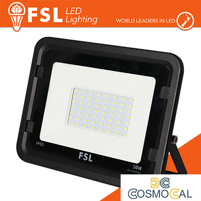 Proiettore per esterni Nero 50W - IP65 115° 6500K