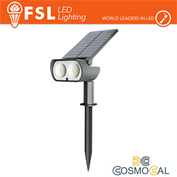 Picchetto da esterno LED solare cct 3white 15w (1.5led) con tele