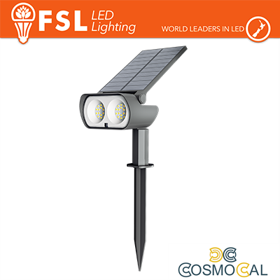 Picchetto da esterno LED solare cct 3white 15w (1.5led) con tele