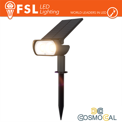 Picchetto da esterno LED solare cct 3white 15w (1.5led) con tele