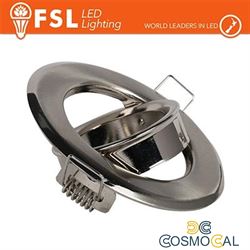 Ghiera orientabile foro 70mm COLORE NIKEL