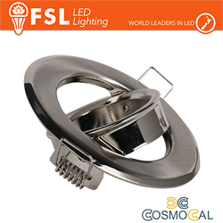 Ghiera orientabile foro 70mm COLORE NIKEL