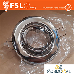 Ghiera orientabile foro 70mm COLORE ALLUMINIO