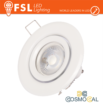 Ghiera orientabile foro 70mm COLORE BIANCO