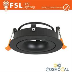 Ghiera orientabile 3D TONDA - Alluminio verniciato a polvere, fo