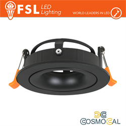 Ghiera orientabile 3D TONDA - Alluminio verniciato a polvere, fo