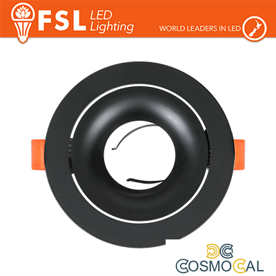 Ghiera orientabile 3D TONDA - Alluminio verniciato a polvere, fo