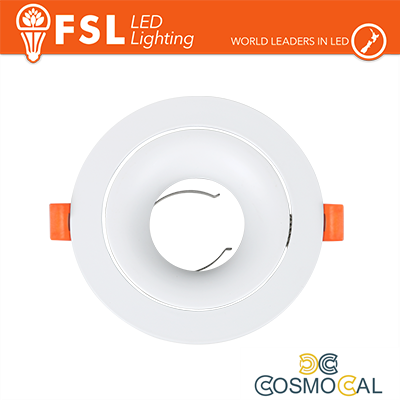 Ghiera orientabile 3D TONDA - Alluminio verniciato a polvere, fo