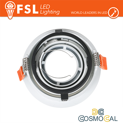 Ghiera orientabile 3D TONDA - Alluminio verniciato a polvere, fo