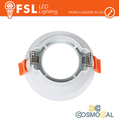 Ghiera fissa TONDA - Alluminio verniciato a polvere, foro 75mm B