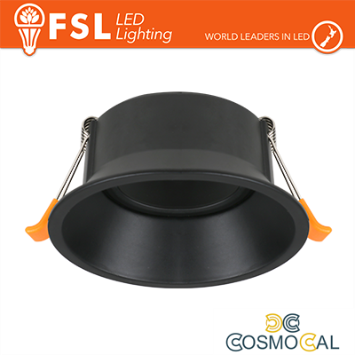 Ghiera orientabile TONDA - Alluminio verniciato a polvere, foro