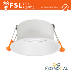 Ghiera orientabile TONDA - Alluminio verniciato a polvere, foro