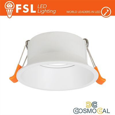 Ghiera orientabile TONDA - Alluminio verniciato a polvere, foro