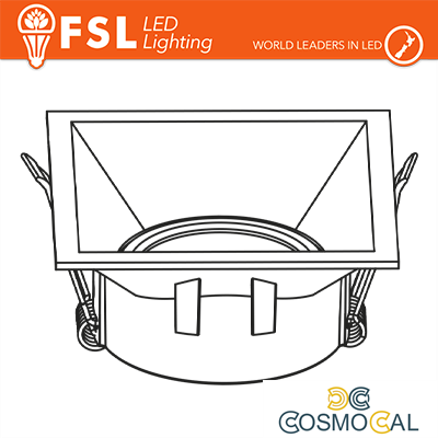 Ghiera orientabile QUARDATA- Alluminio verniciato a polvere, for