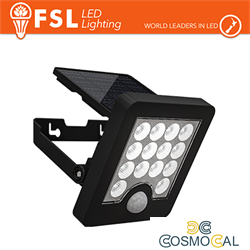 Faro da esterno solare con sensore di movimento 40w (4 led)