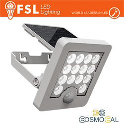 Faro da esterno solare con sensore di movimento 40w (4 led)