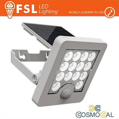Faro da esterno solare con sensore di movimento 40w (4 led)