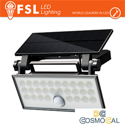 Faro da esterno solare con sensore di movimento 60w (6 led)