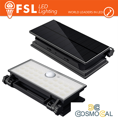 Faro da esterno solare con sensore di movimento 60w (6 led)