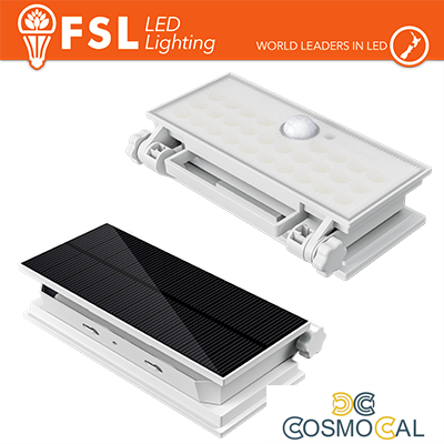 Faro da esterno solare con sensore di movimento 60w (6 led)