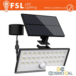 Faro da esterno solare con sensore di movimento 60W (6 led)