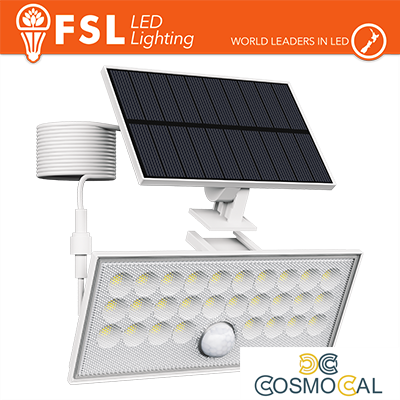Faro da esterno solare con sensore di movimento 60W (6 led)