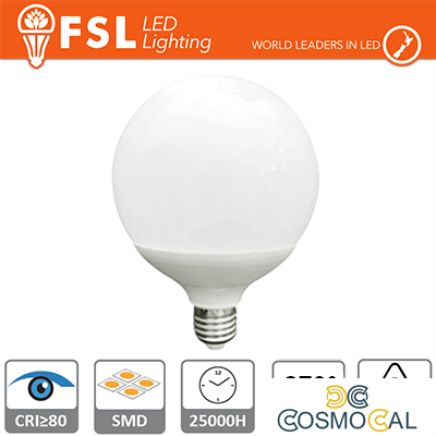 Lampada Globo Ø12cm - 24W 4000K E27