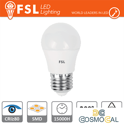 Lampada Sfera - 7,5W 4000K E27