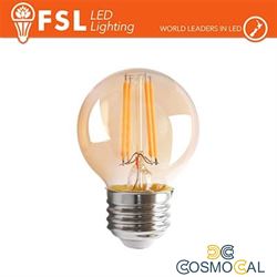 Lampada Sfera Filamento Ambra - 4W 2200K E27 330LM