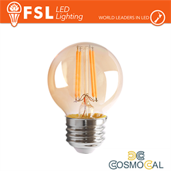 Lampada Sfera Filamento Ambra - 4W 2200K E27 330LM