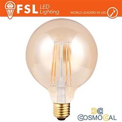 Lampada Globo Filamento Ambra Ø9,5cm - 6W 2200K E27 650LM