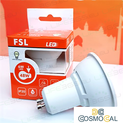 GU10 Lampadina LED - 6,5W 2700K 510LM 38° CRI>80 Dimmerabile