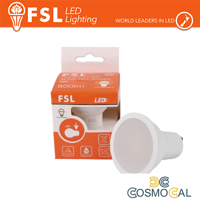 GU10 Lampadina LED - 6W 6500K 540LM 100° CRI>80 Antiriflesso