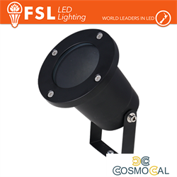 Faretto giardino orientabile picchetto ip65 gu10 Antracite