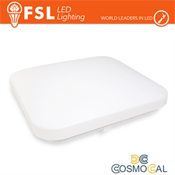 Plafoniera Quadrata LED IP20 25W 3000K 33x6,8cm