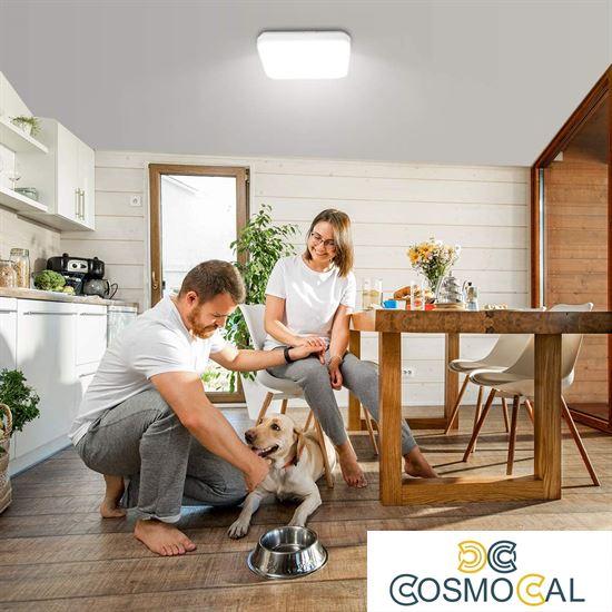 Plafoniera Quadrata LED IP20 25W 4000K 33x6,8cm