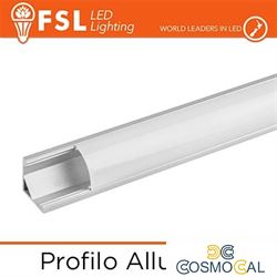 BARRA  ALLUMINIO 6063 - Angolare - 2m SILVER