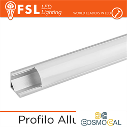 BARRA  ALLUMINIO 6063 - Angolare - 2m SILVER