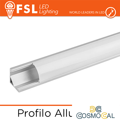 BARRA  ALLUMINIO 6063 - Angolare - 2m SILVER