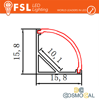 BARRA  ALLUMINIO 6063 - Angolare - 2m SILVER