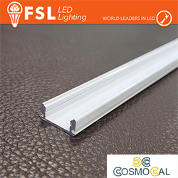 BARRA  ALLUMINIO 6063 - U - 2m BIANCA