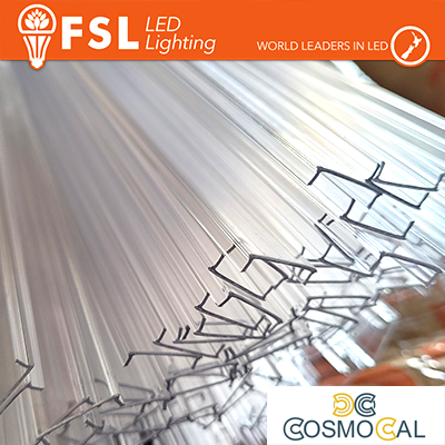 COVER TRASPARENTE per profilo ad Incasso - 2 metri