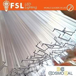 COVER TRASPARENTE per profilo a U - 2 metri