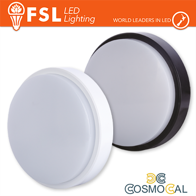 Plafoniera LED ROTONDA NERA 15W 3000K Ø180*55 IP54